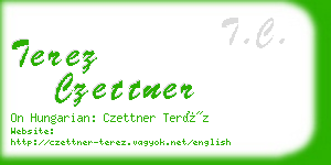 terez czettner business card